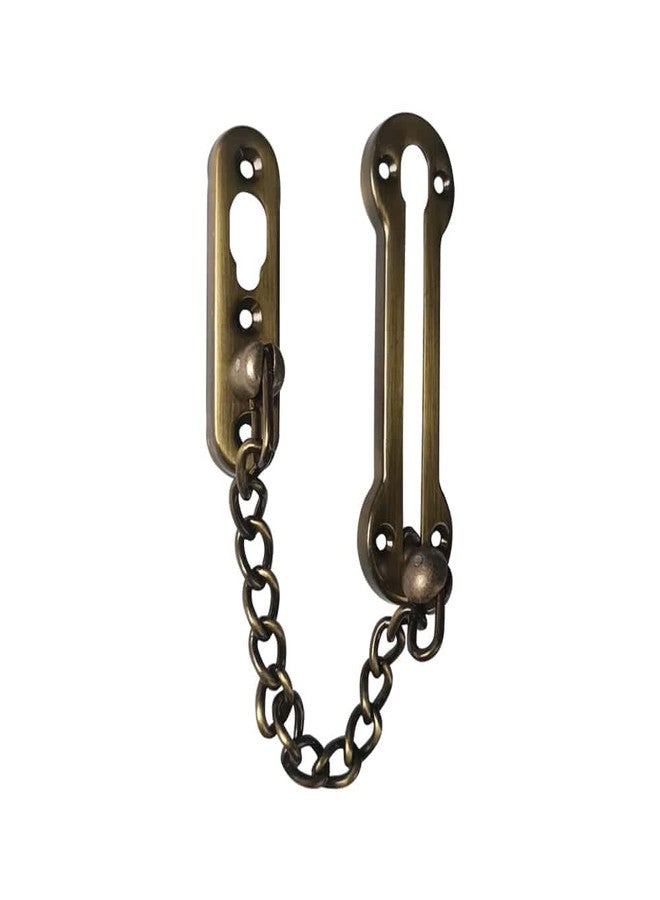 BTL Security Door Chain Lock, Stainless Steel Door Bolt Lock, Color Antique Brush (BDF-SC-1-AB) - Image 1